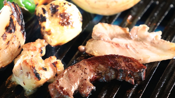 【山賊焼き盛り御膳】岩魚料理とジビエ肉の鉄板焼きを味わえるボリューム満点の当館イチオシ！！-2食付-